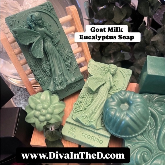 Fairy Soap Set Handmade Goat Milk Soaps 3 pieces - Picture 1 of 8